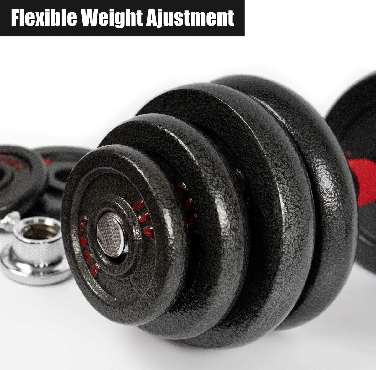 Adjustable Dumbbell Set 10-66 lbs J368