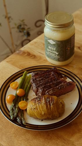 Grass-fed Beef Tallow 14 Ounce Pack of 4 O4523