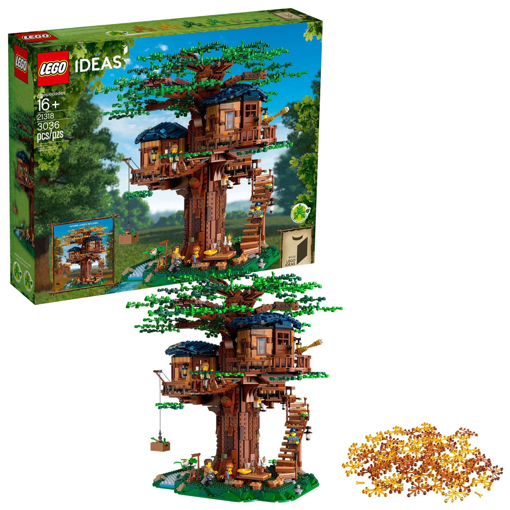 Tree House Model Construction Set with 3 Cabins E489