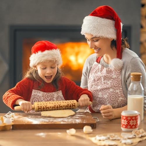 Embossed Wooden Rolling Pin Z816