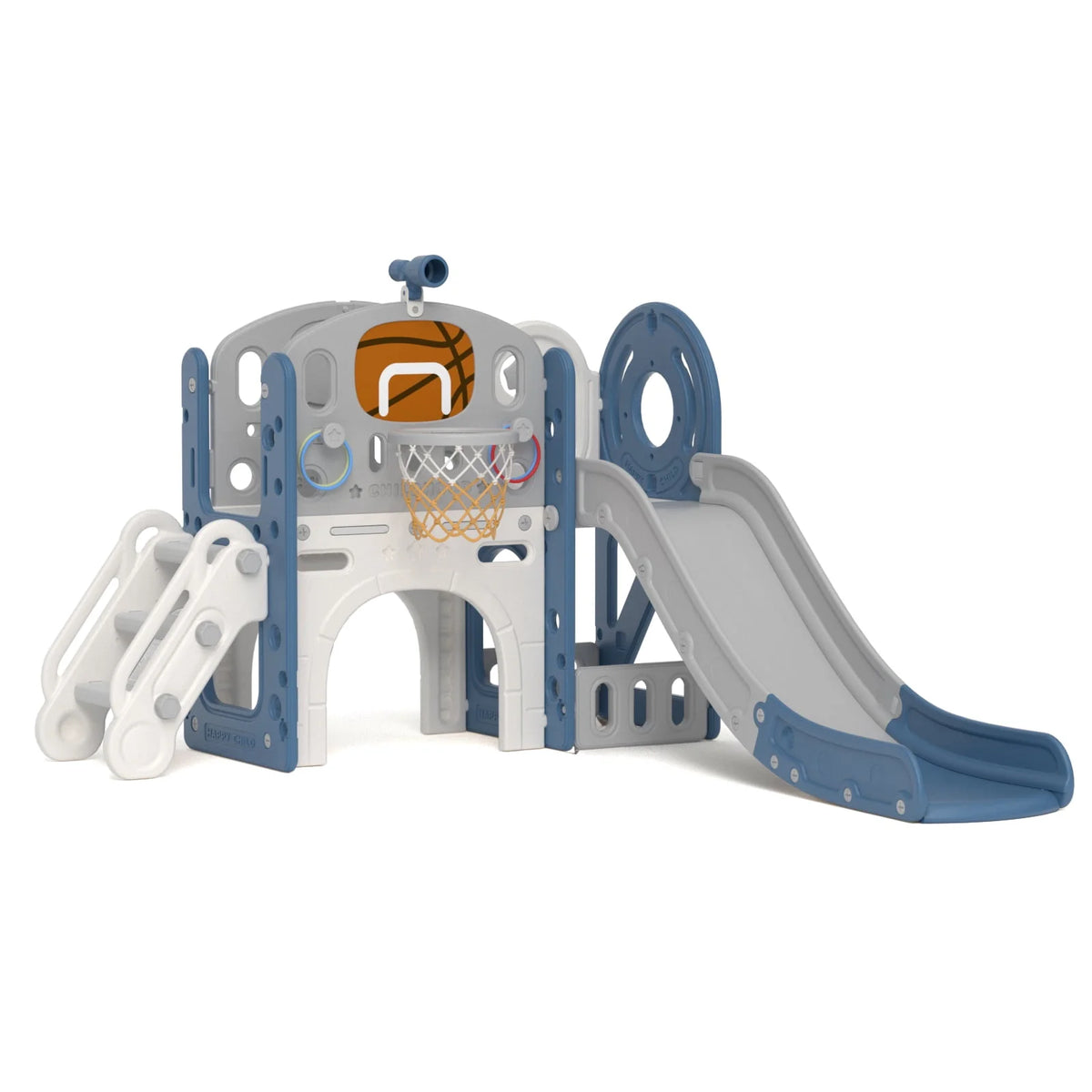 7-in-1 Kids Slide Play Set with Climber C6161