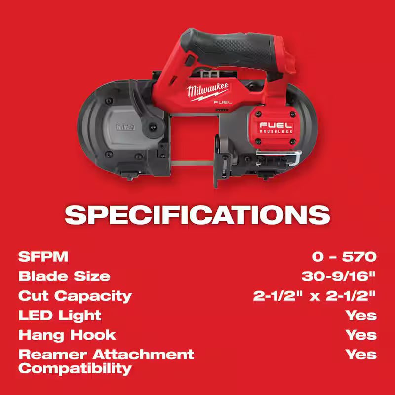 12-Volt Lithium-Ion Cordless Compact Band Saw, Oscillating Multi-Tool and 3 in. Cut Off Saw J561