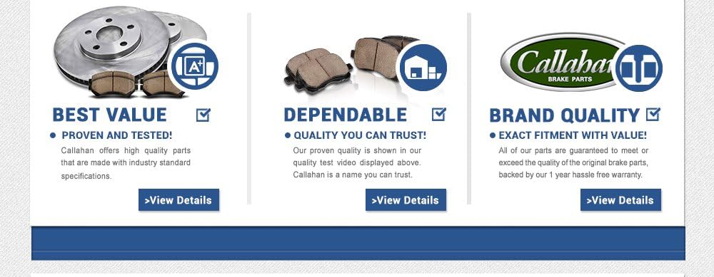 Front 324 mm + Rear 330 mm 8 Lug Rotors + Metallic Brake Pads E117