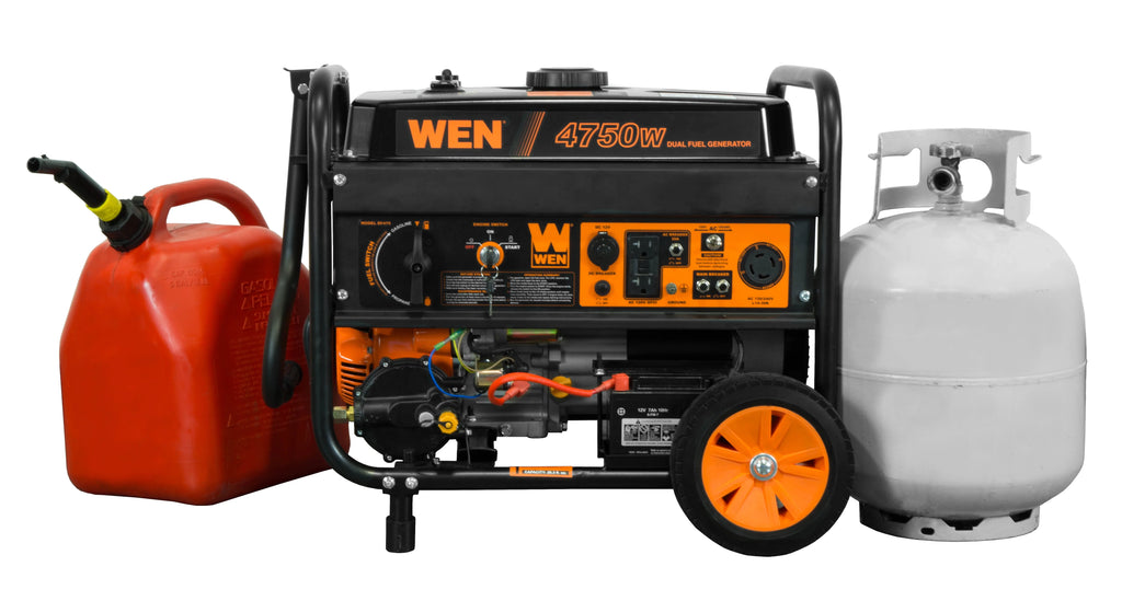 4,750/3,800-Watt Dual Fuel Portable Generator with Wheel Kit V195