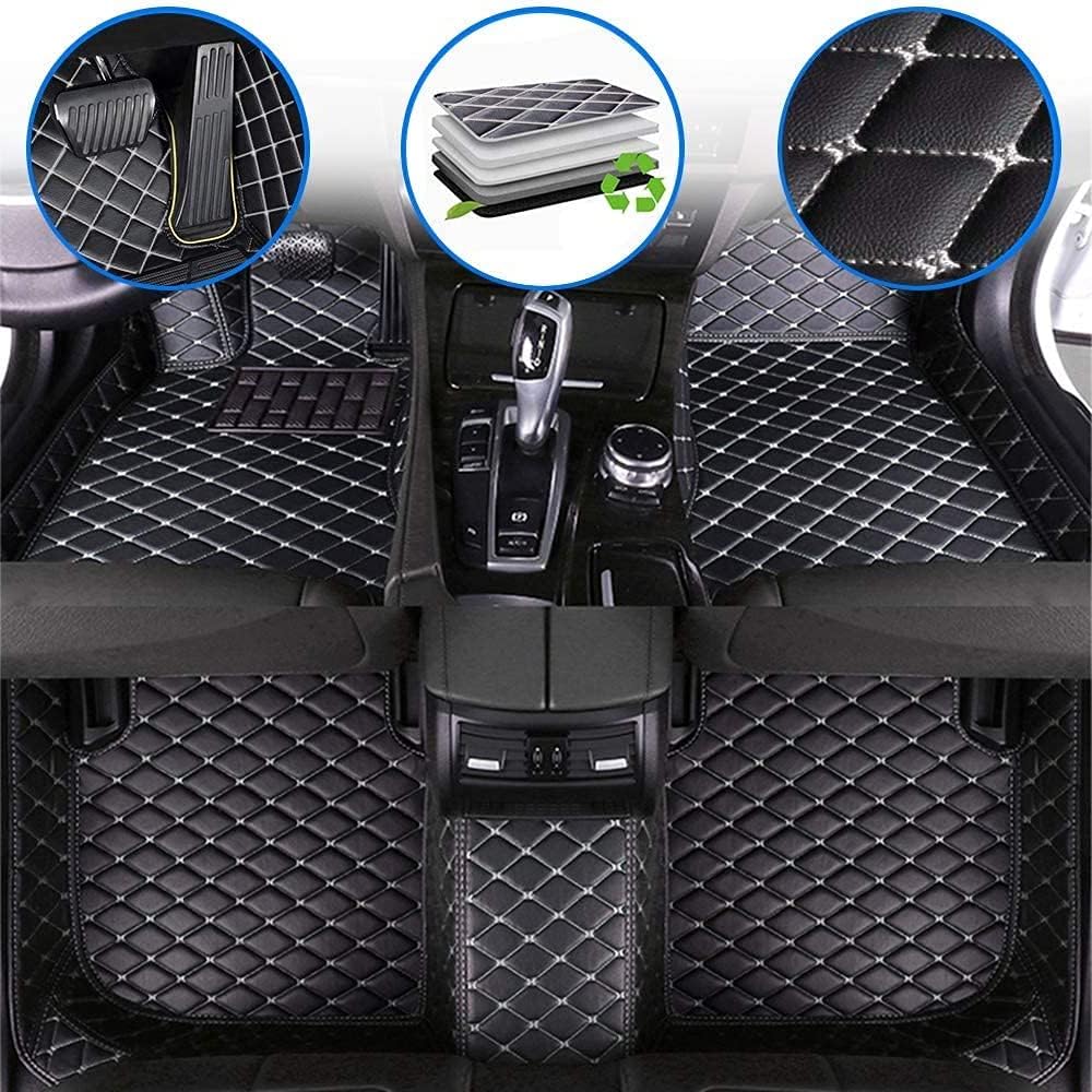 Custom Full Coverage All Weather Non-Slip Leather Car Floor Mats U257