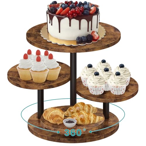 4 Tier Round Cupcake Tower Stand for 50 Cupcakes L906