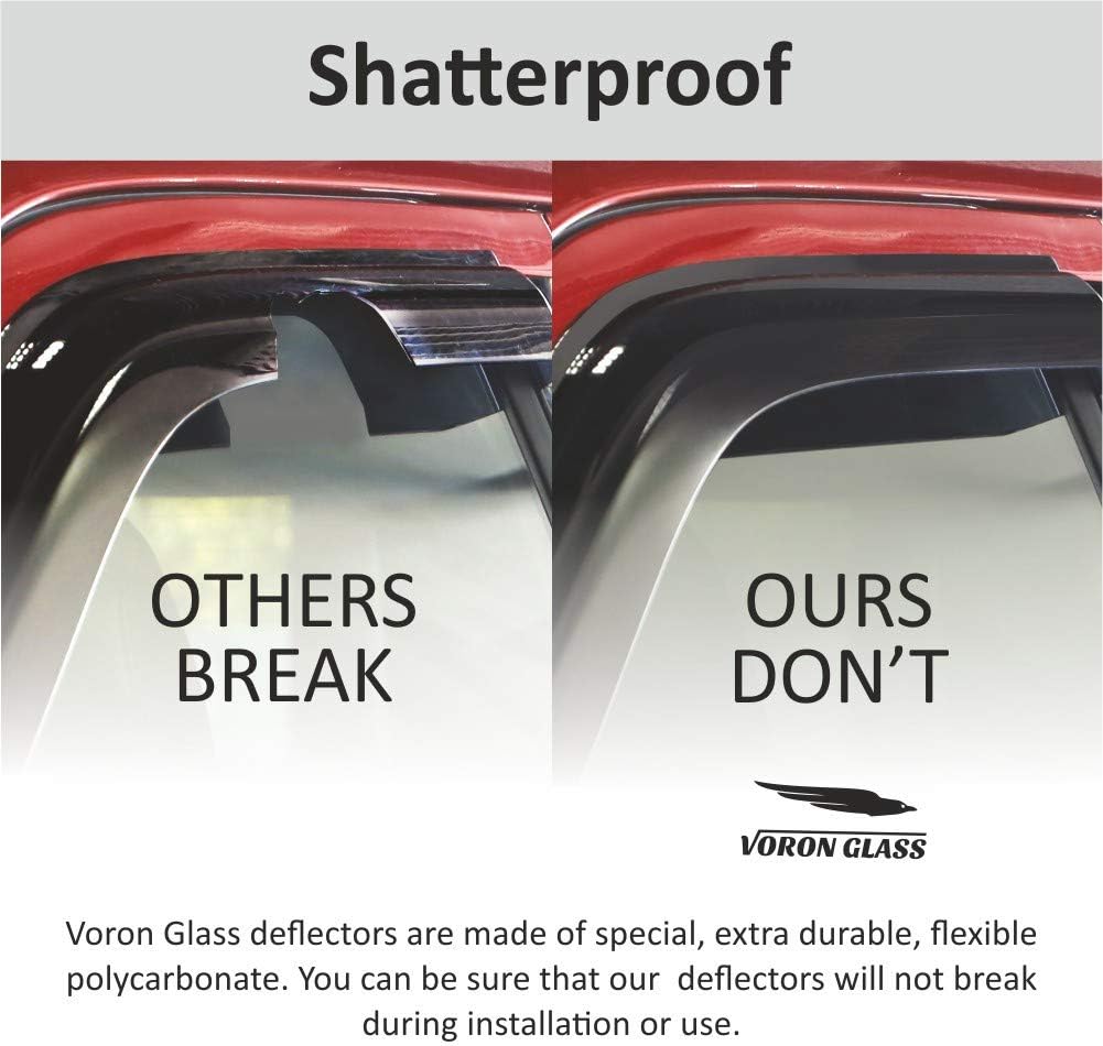 Window Deflectors Vent Window Visors 4 Pieces M136