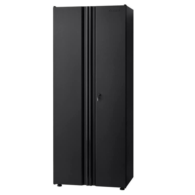 6-Piece Welded Steel Garage Storage System in Black Z5602