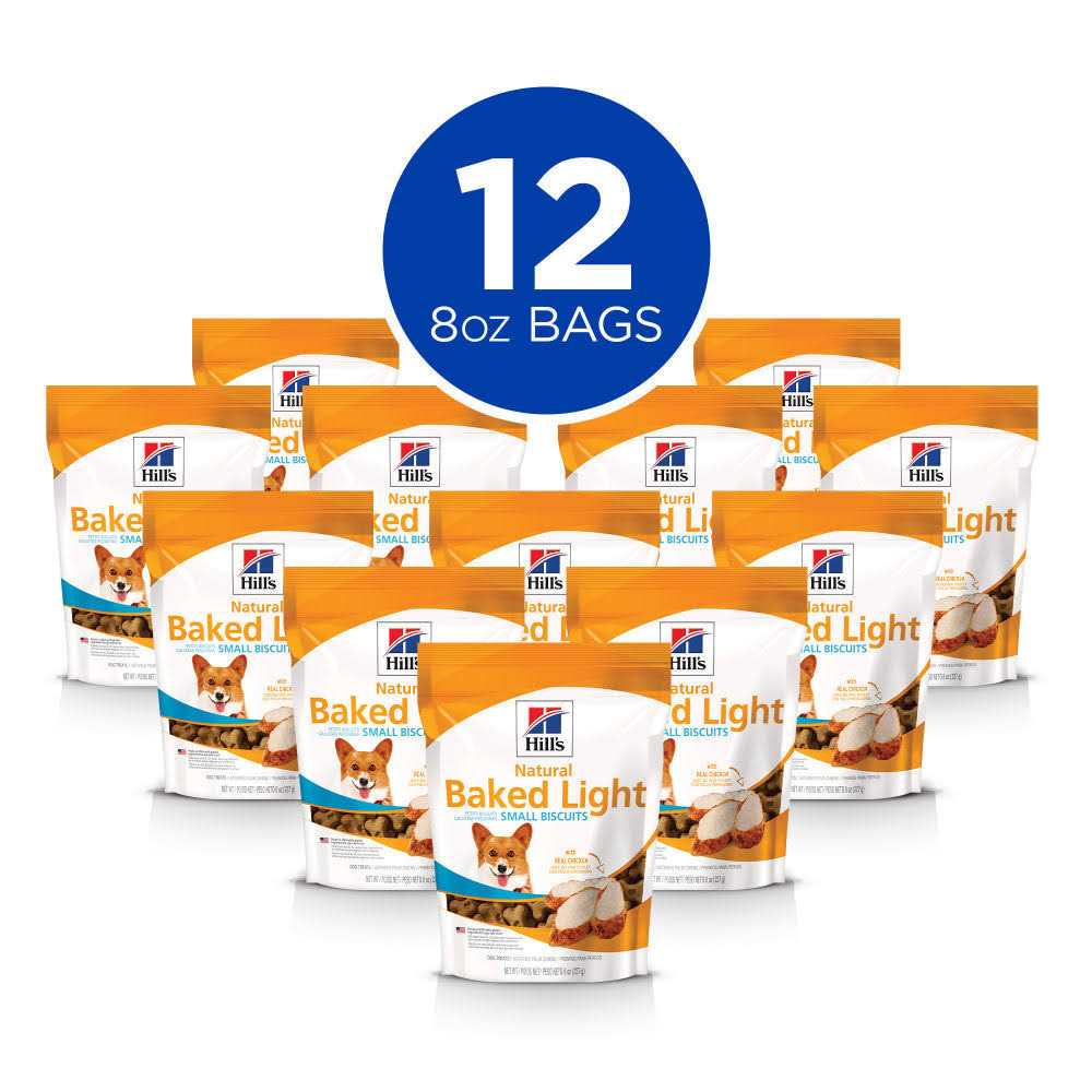 Natural Baked Light Biscuits with Real Chicken Dog Treats B520164
