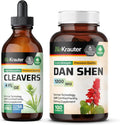 Cleavers Tincture 4 Fl. Oz. & Dan Shen 100 Capsules K907546