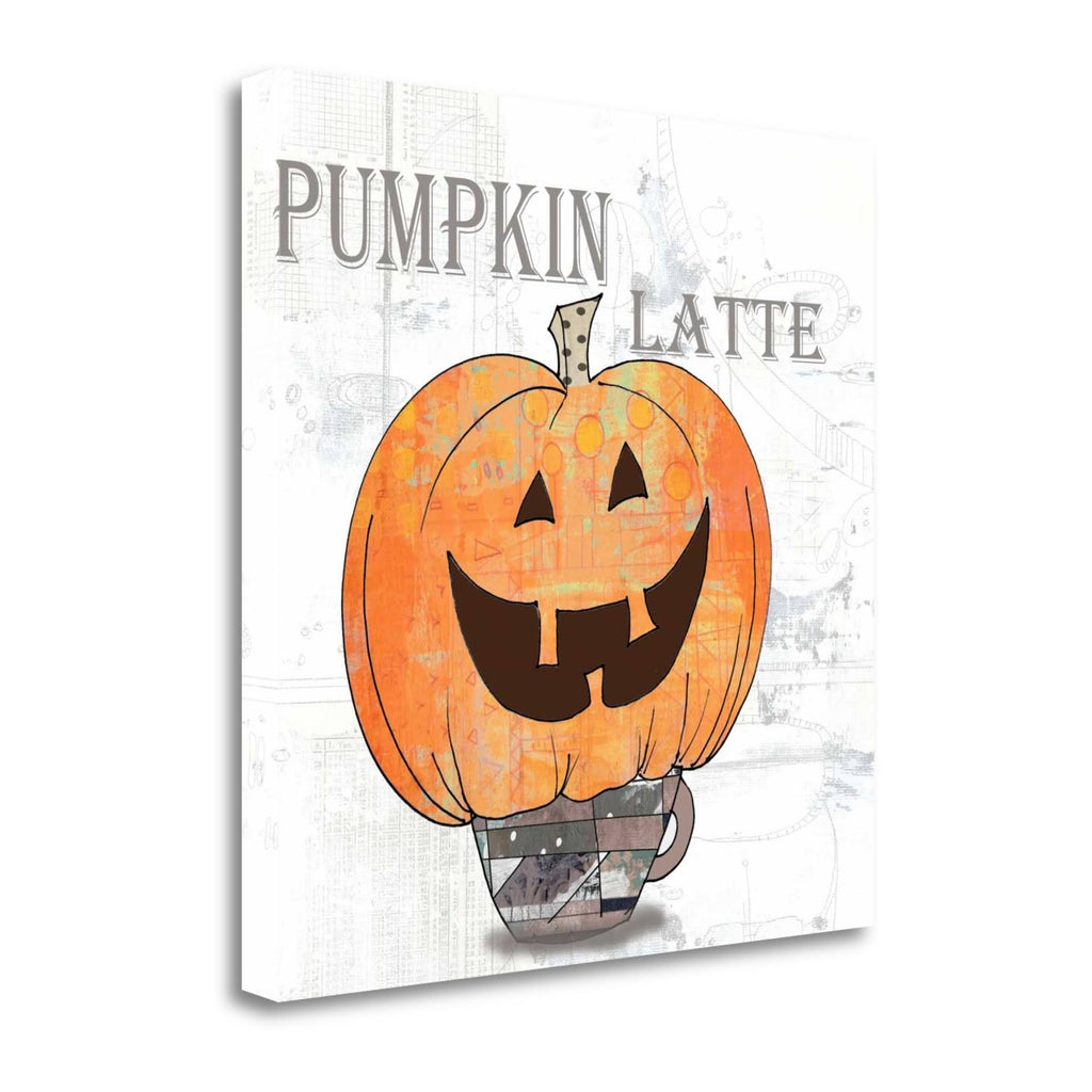Pumpkin Latte Fine Art Giclee Print on Wrap Canvas 30x30x22 S986