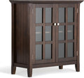 Brown 2 Door Wood Storage Cabinet C3259