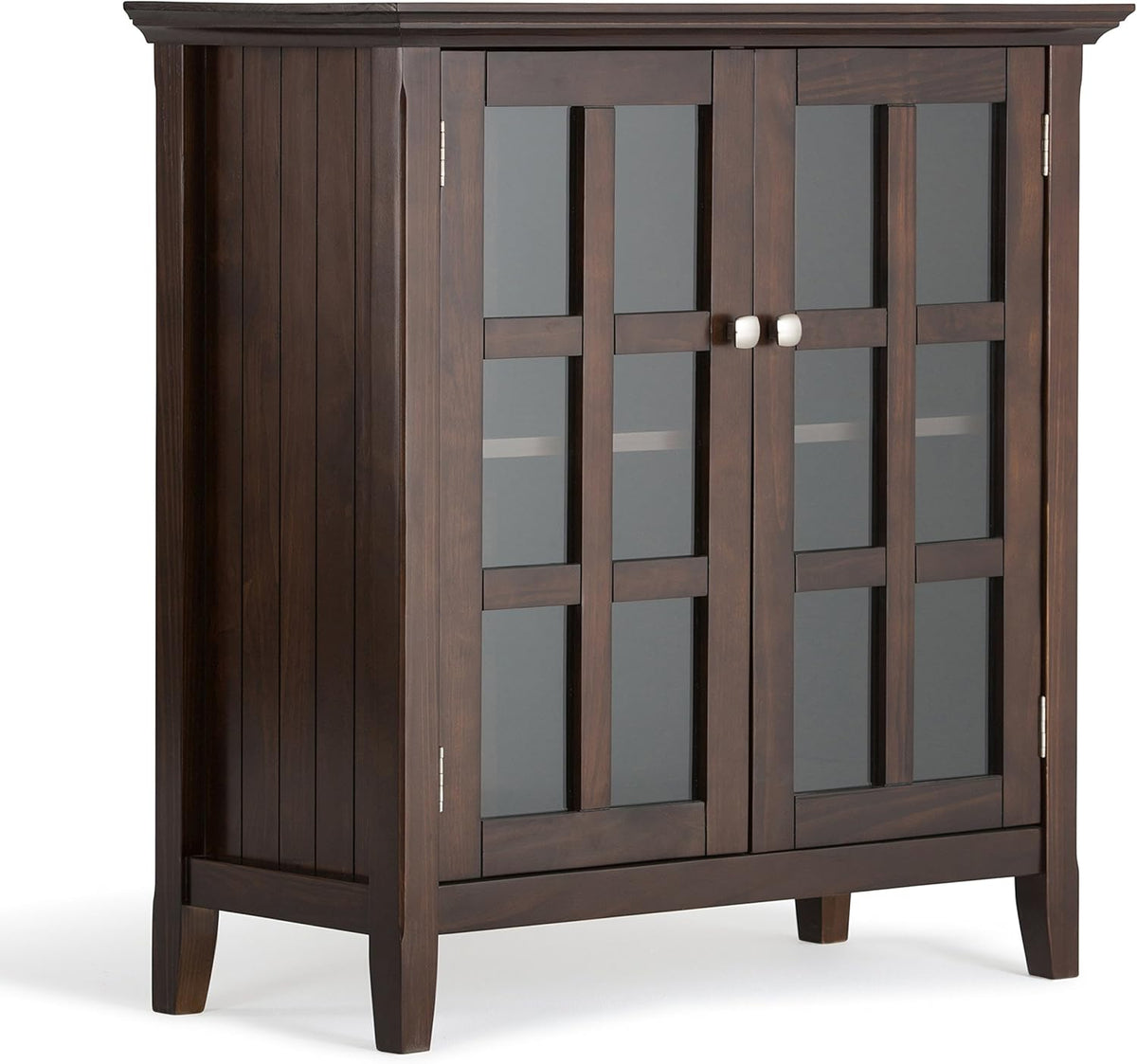 Brown 2 Door Wood Storage Cabinet C3259