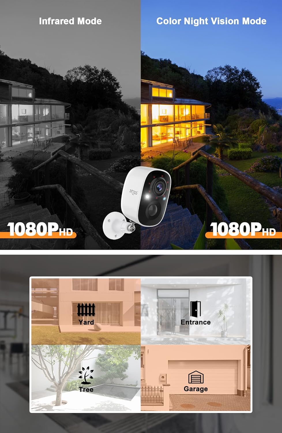 Security Camera Wireless Outdoor 2 pcs Z19322
