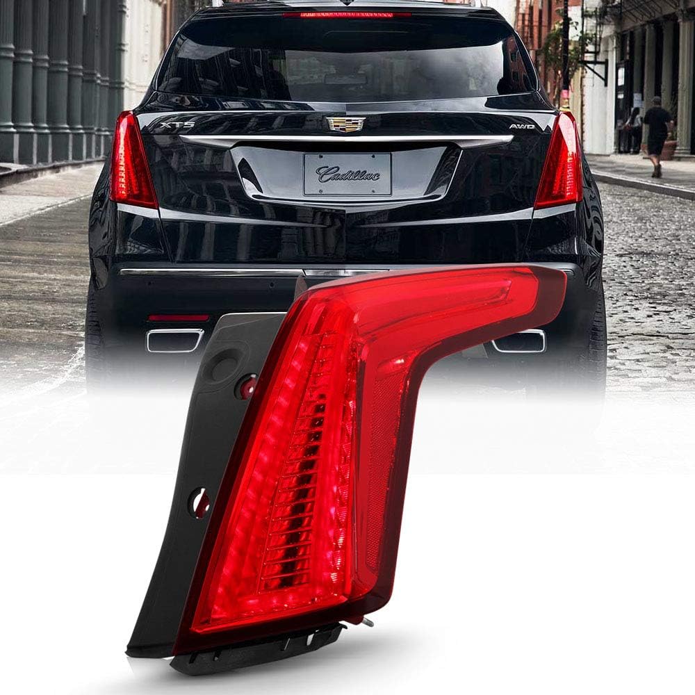 All Red Lens LED Tail Light Brake Lamp Assembly Replacement Right Passenger Side I37674