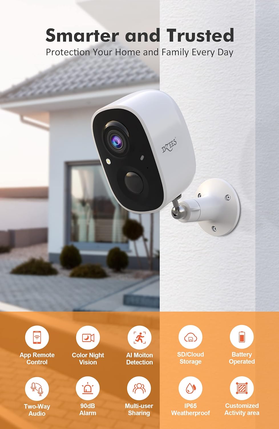 Security Camera Wireless Outdoor 2 pcs Z19322
