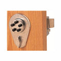 Pushbutton Lock Nightlatch Dull Chrome H1071