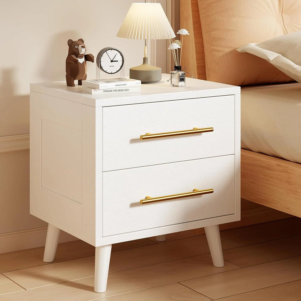 White 2 Drawer Dresser Z2685