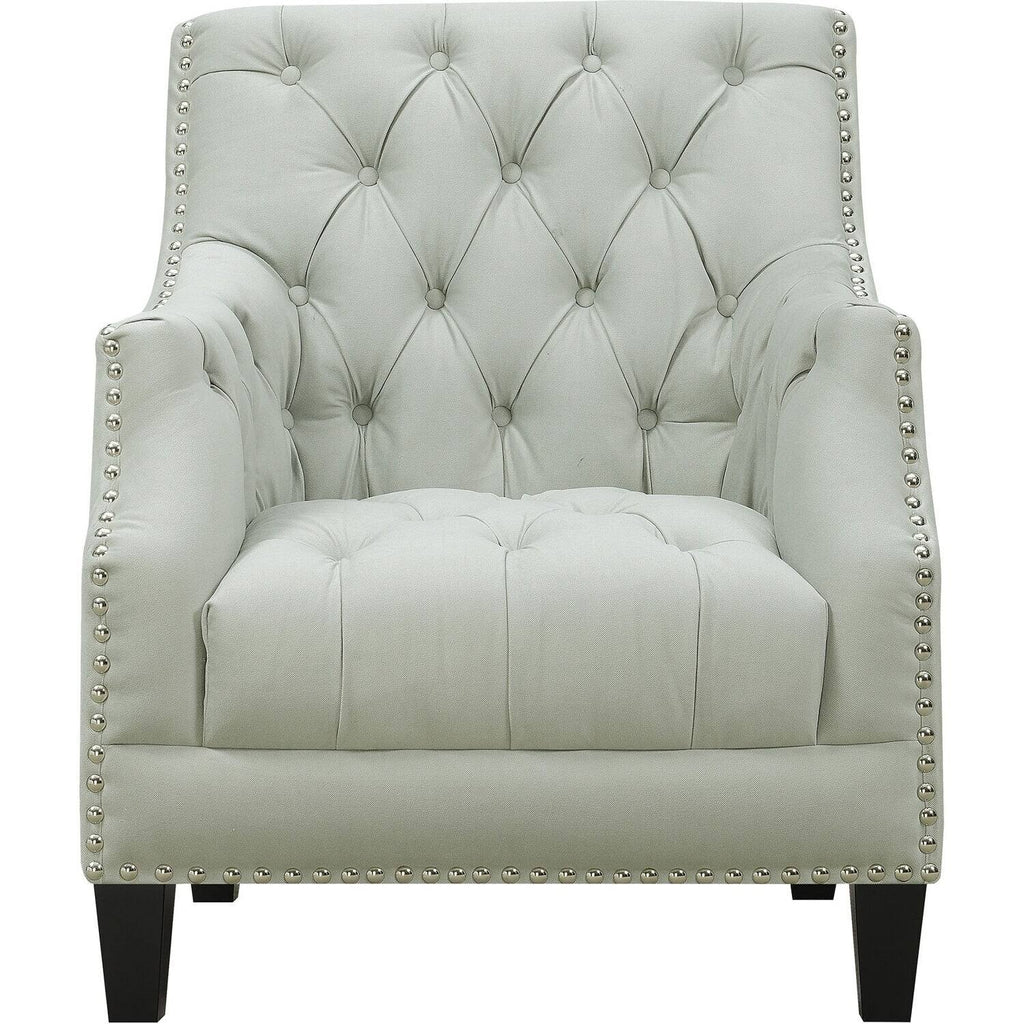 Light Gray Tufted Accent Chair N214082