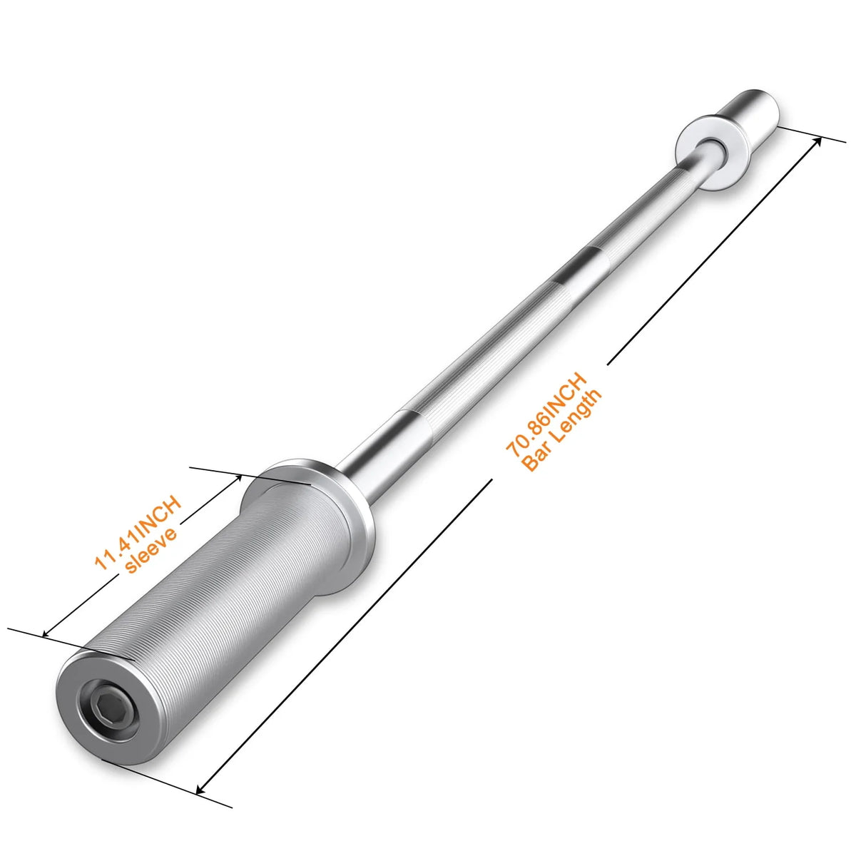 5Ft/6Ft/7Ft Olympic Barbell Bar L1298