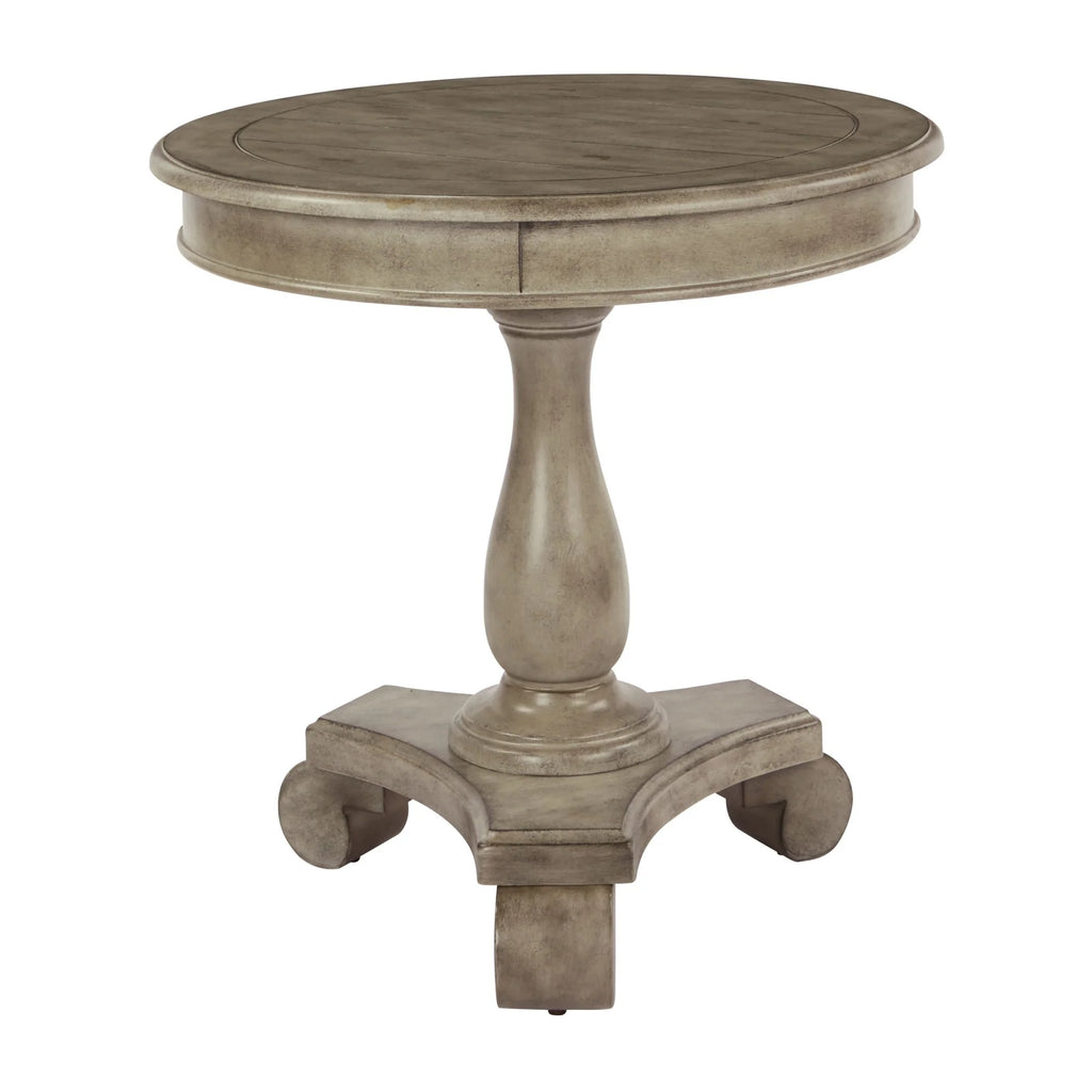 Hand Painted Round Accent Table K753