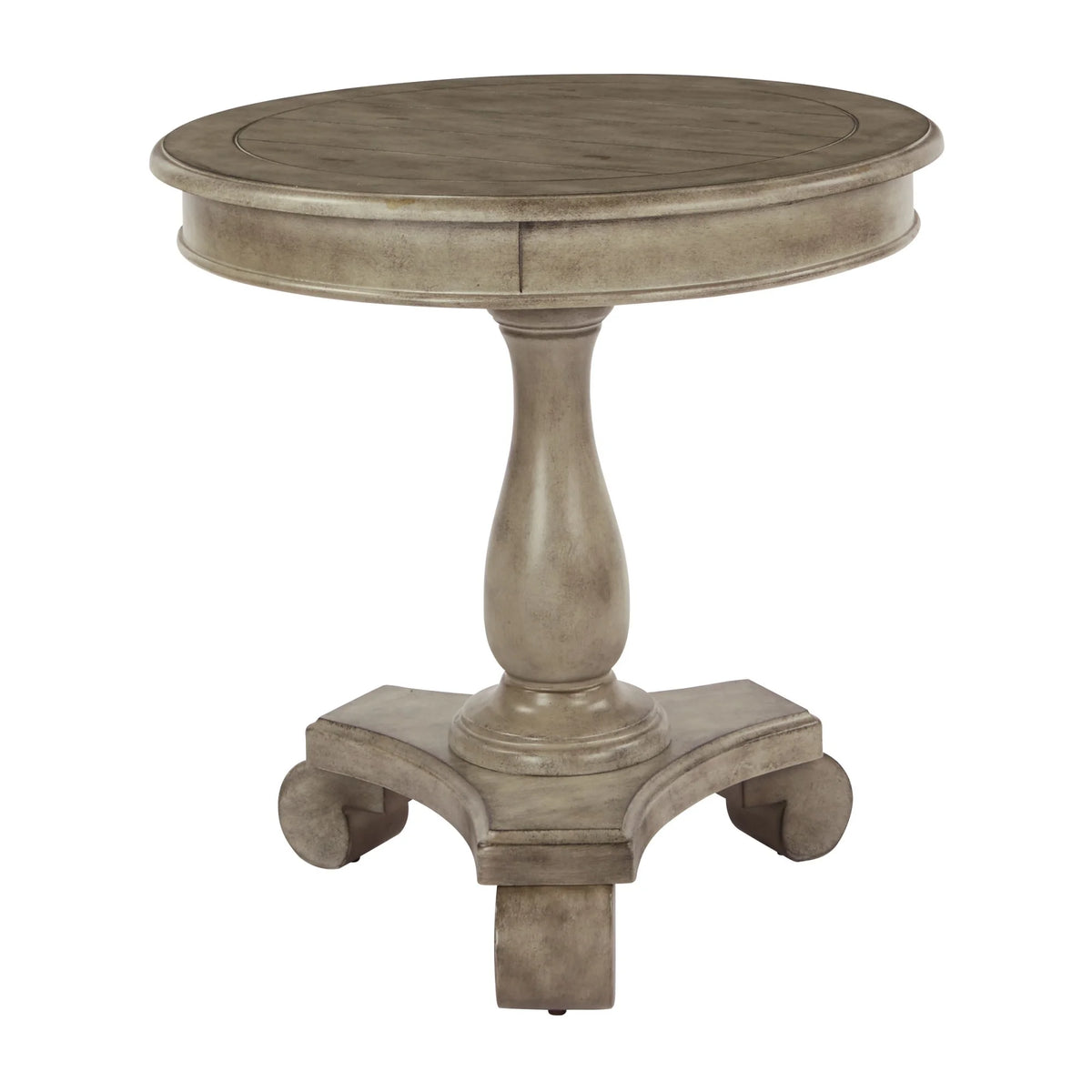 Hand Painted Round Accent Table K753