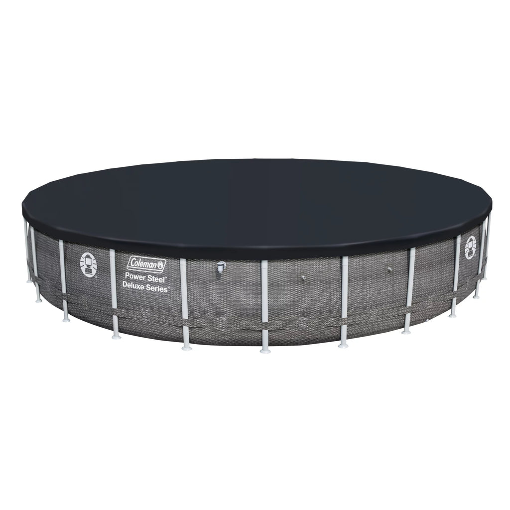 Power Steel Pool Set with Pump, Ladder and Cover Y377646