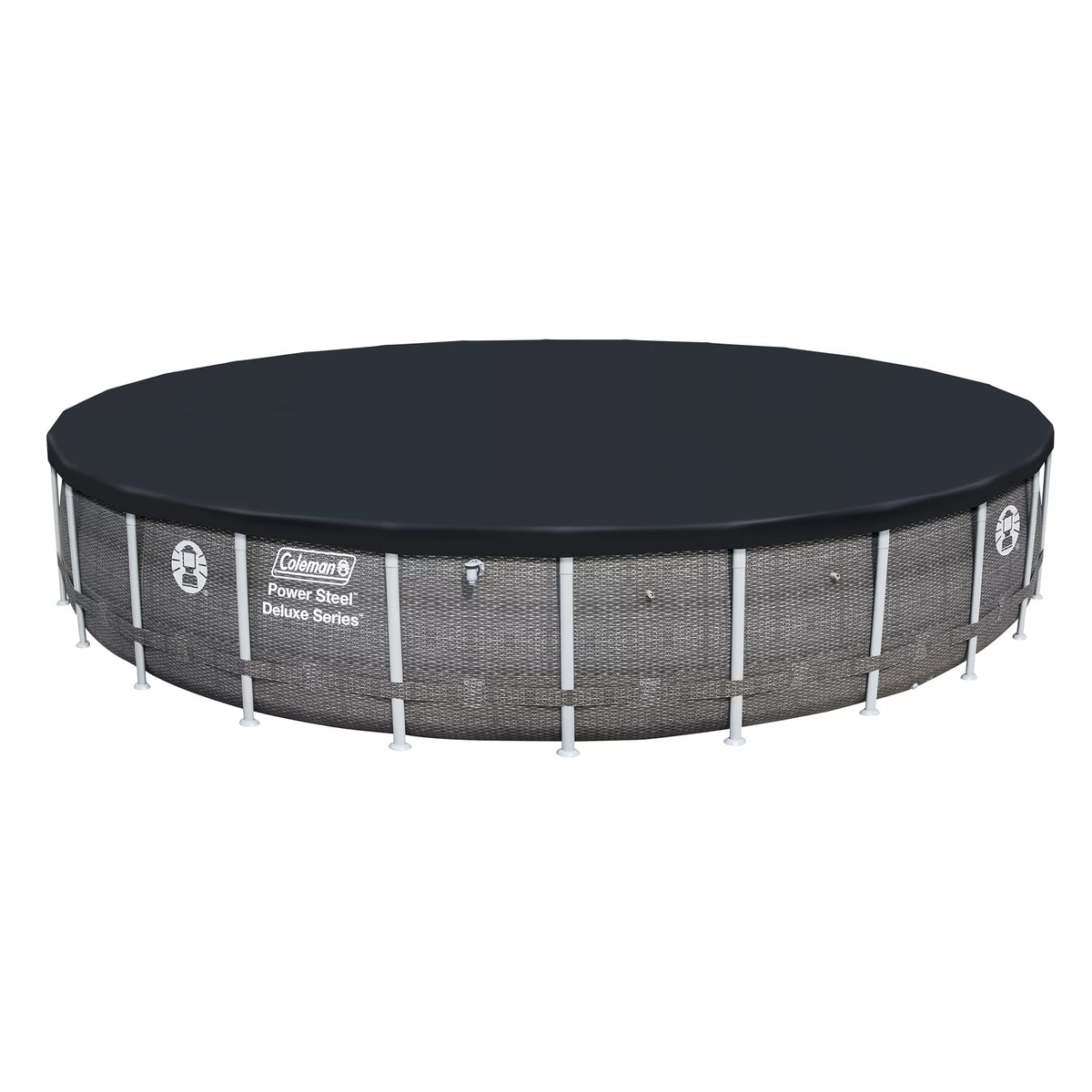 Power Steel Pool Set with Pump, Ladder and Cover Y377646