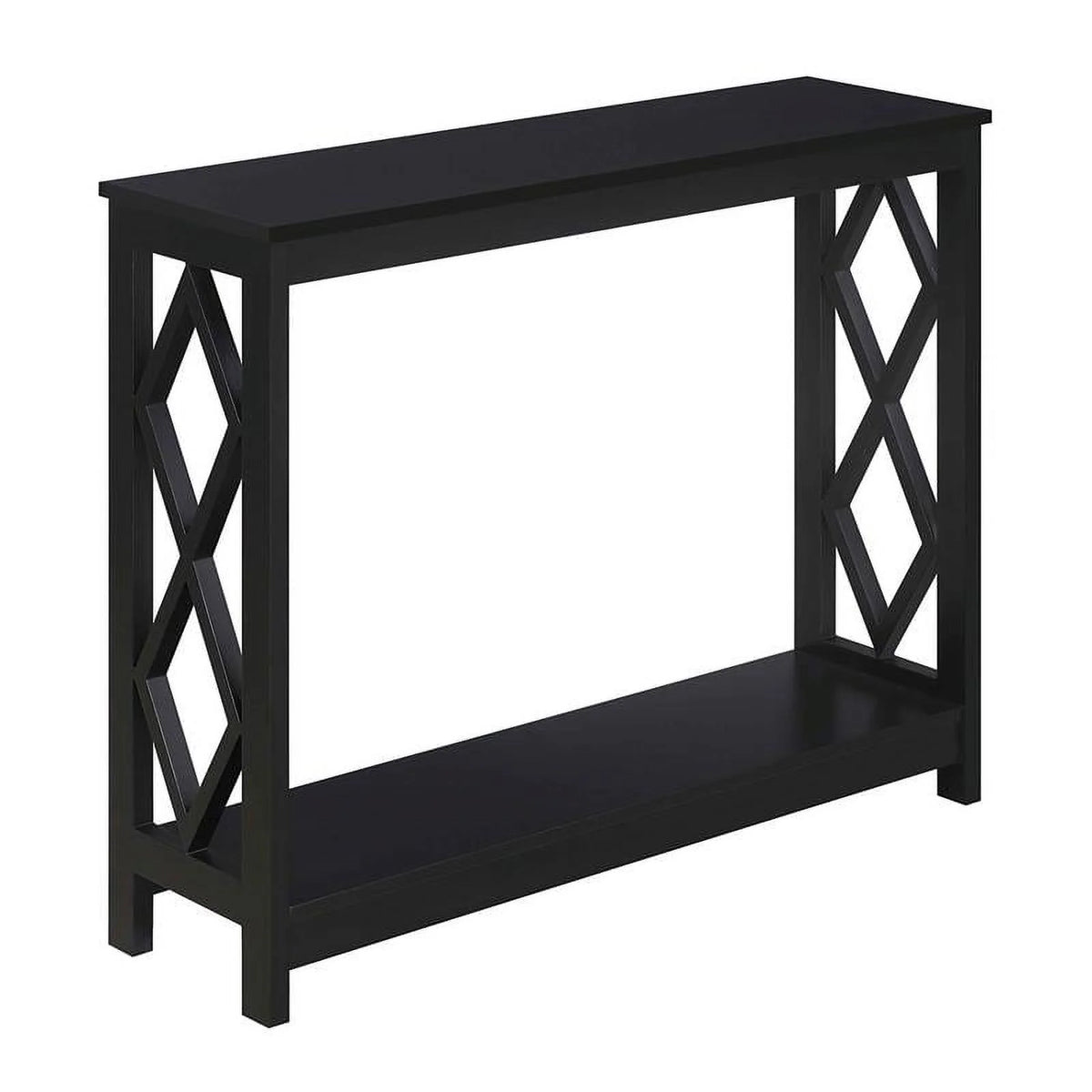 Black Wood Console Table O64777
