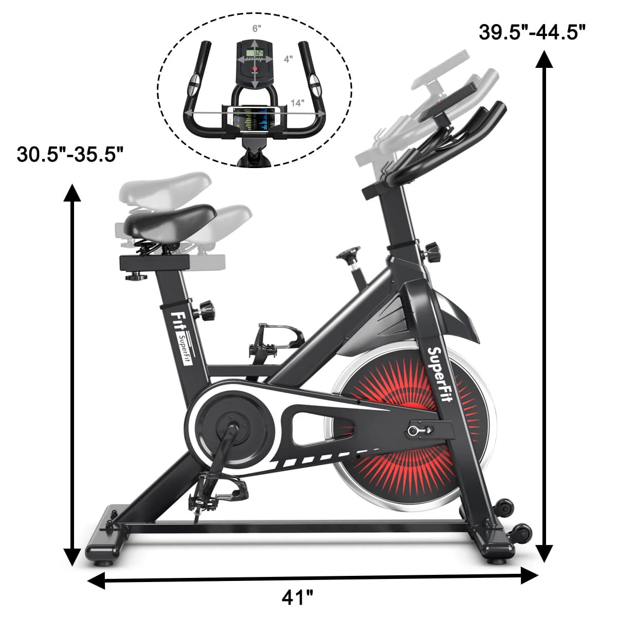 Indoor Cycling Stationary Bike Adjustable Resistance A272424