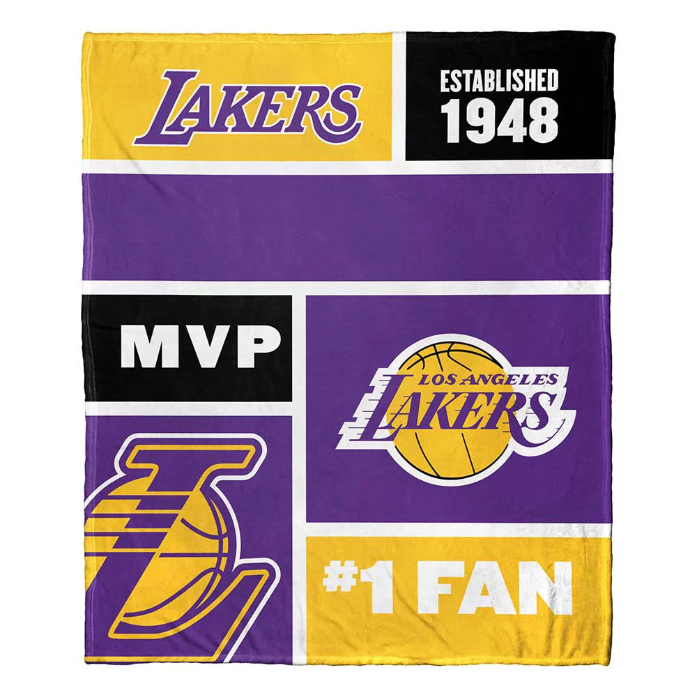 NBA Colorblock Silk Touch Throw Blanket K3526