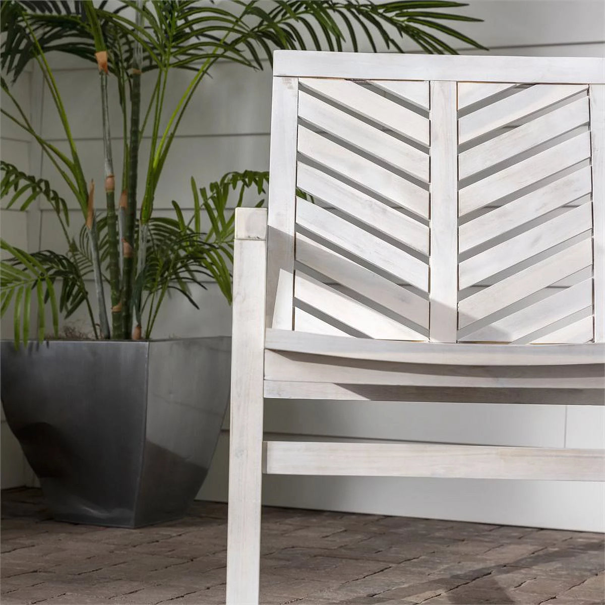 Solid Wood Patio Chair Set of 2 C81842