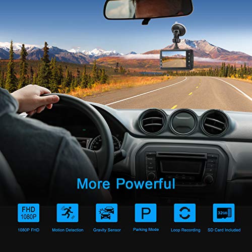 1080P FHD Dash Cam with 32G SD Card X594