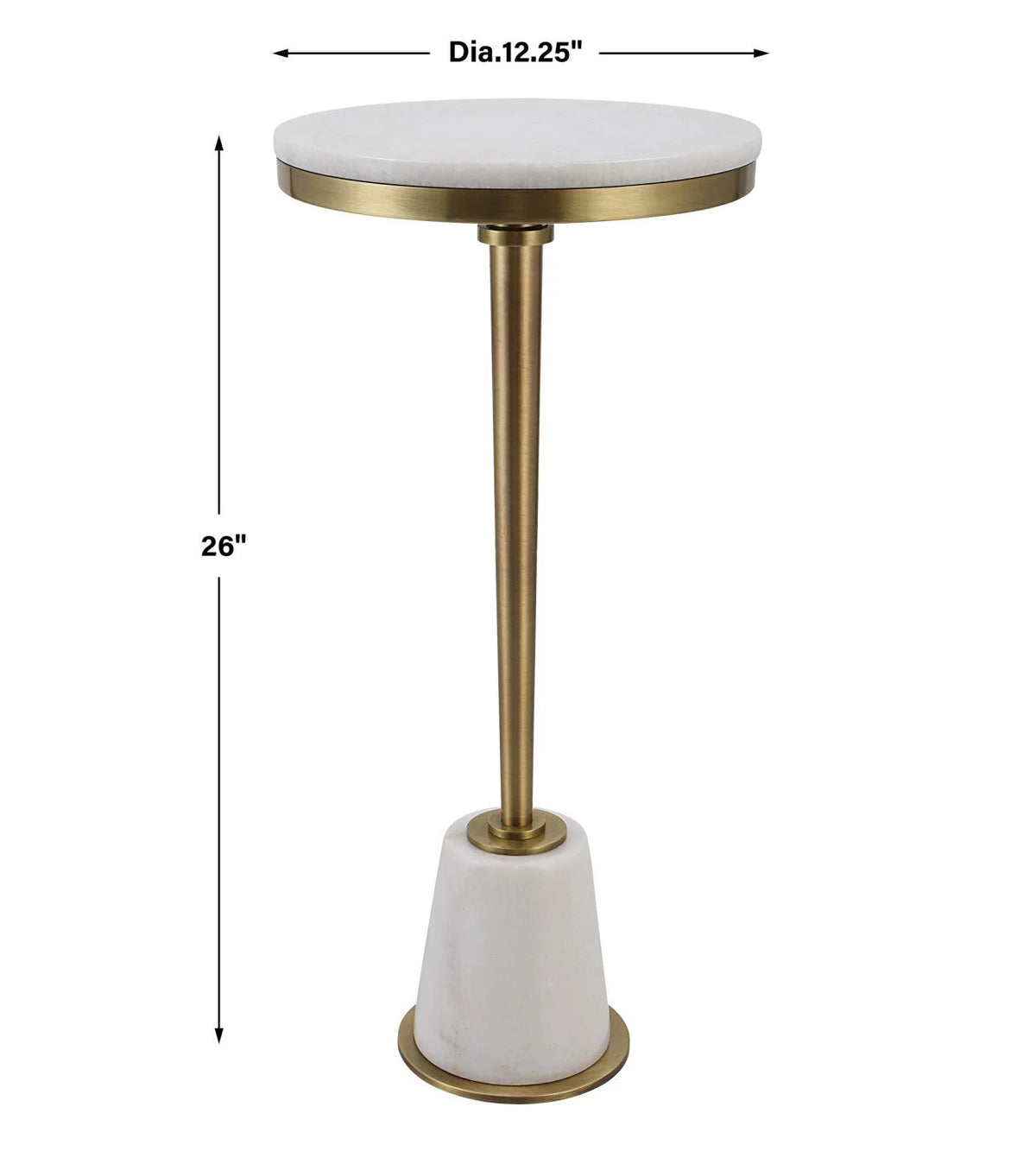 Drink Table 26 Inches Tall and 12.25 Inches Wide N3066