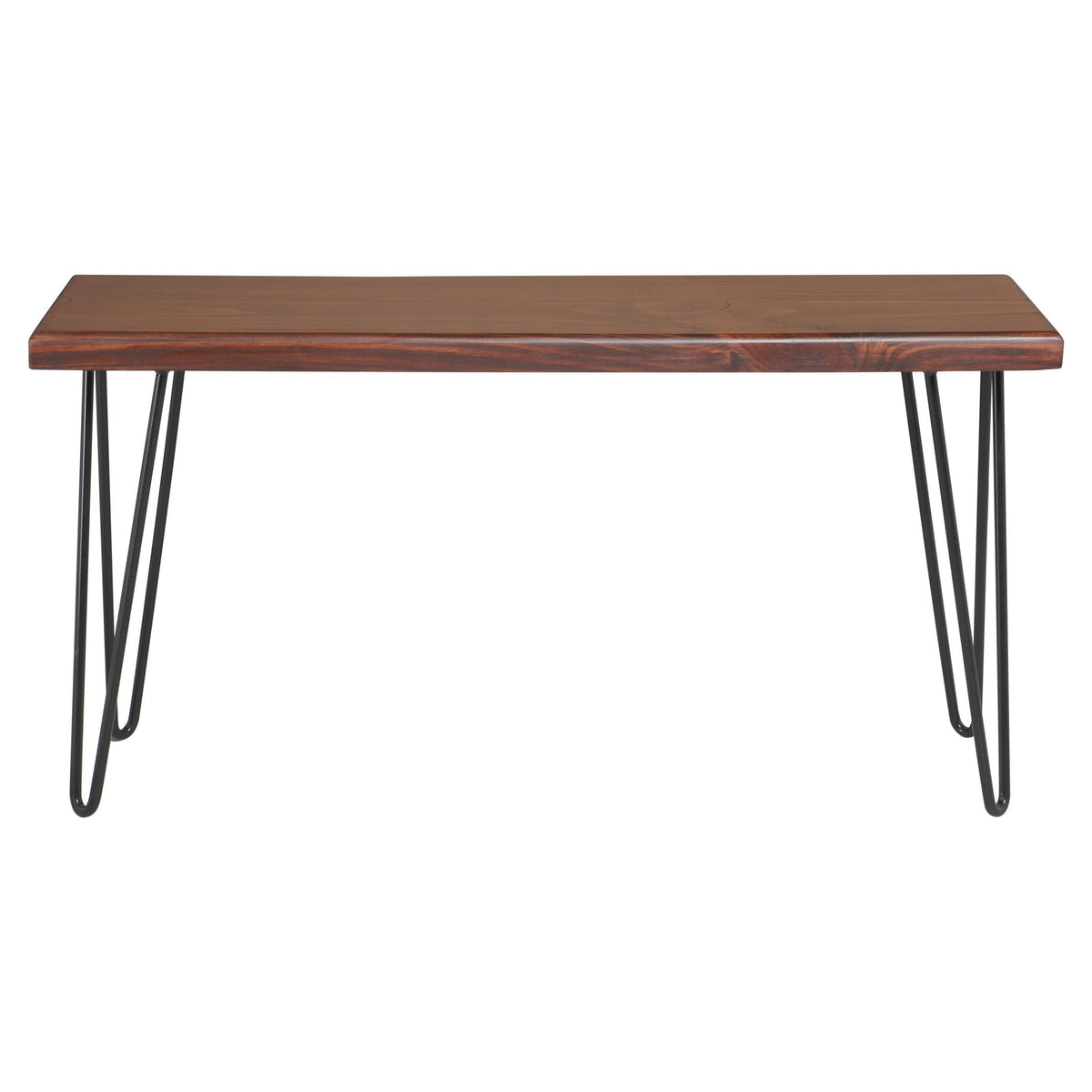 Dark Brown Wood Bench H558