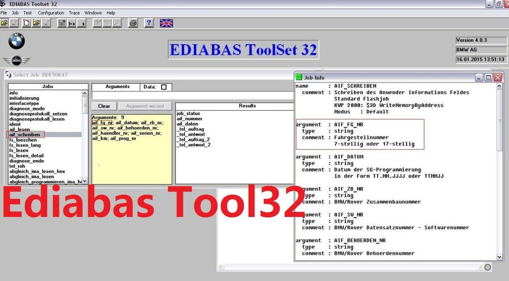 BMW INPA K+DCAN Coding Tool H89412
