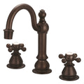 Widespread Lavatory Faucet with Pop-Up Drain in Oil-Rubbed Bronze V48654