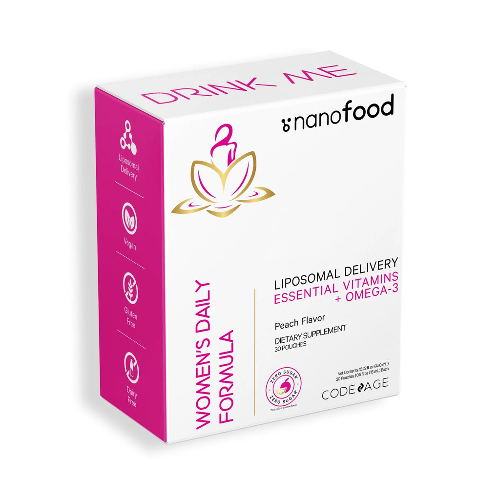 Sugar-Free Vegan Multivitamin Liquid Sachet Supplement, 30 Pouches F24939