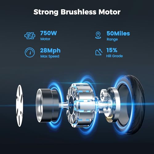 Electric Scooter with 10" Pneumatic Tires I7650