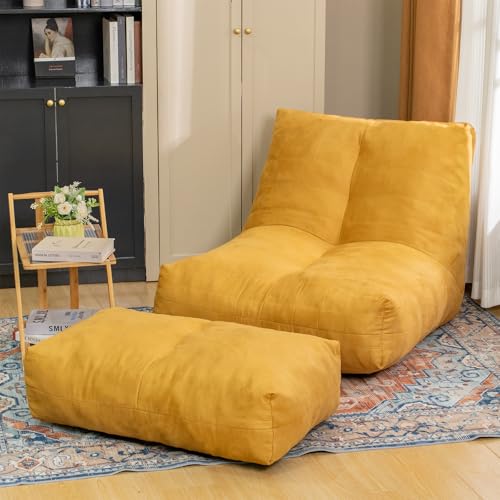 Bean Bag Chair with Ottoman I2989