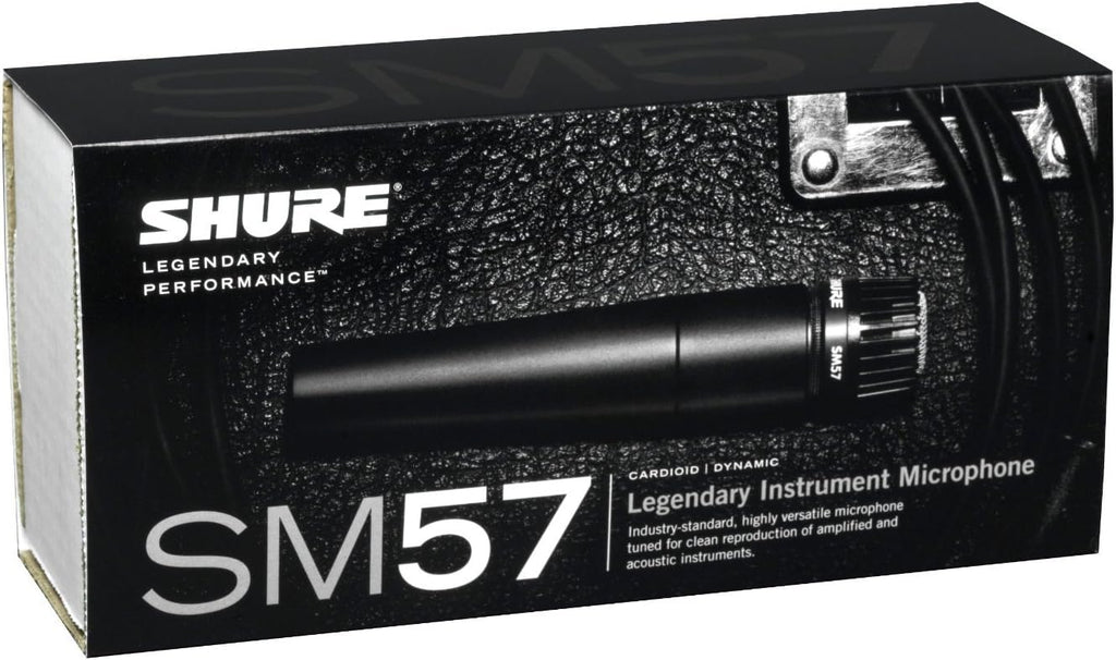Cardioid Dynamic Microphone with Boom Stand, XLR Cable, Mic Clip, and Bag G330