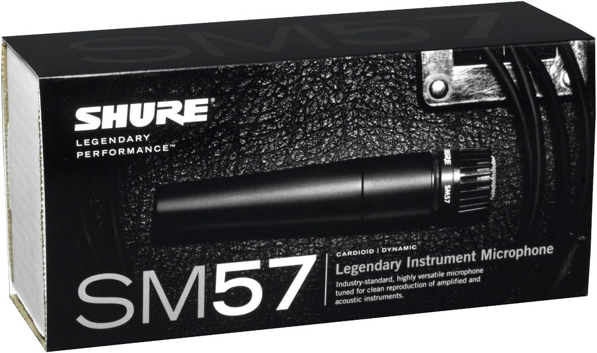 Cardioid Dynamic Microphone with Boom Stand, XLR Cable, Mic Clip, and Bag G330
