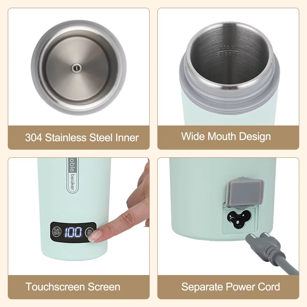 Portable 350ml Stainless Steel Electric Kettle N3376