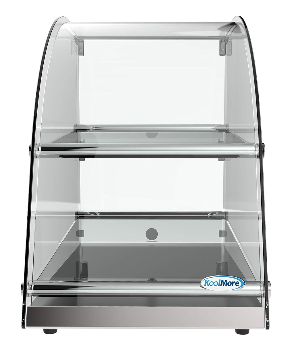 2 Tier Countertop Bakery Display Case with Curved Glass and Rear Door M17914