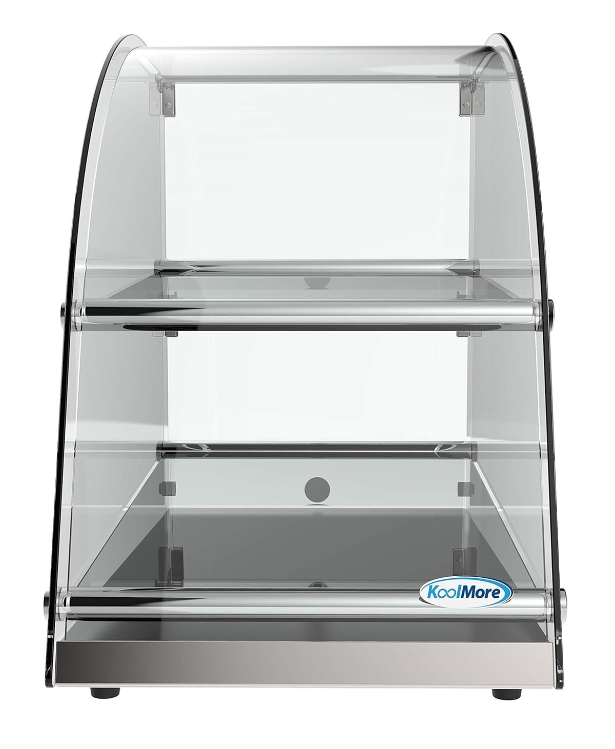 2 Tier Countertop Bakery Display Case with Curved Glass and Rear Door M17914