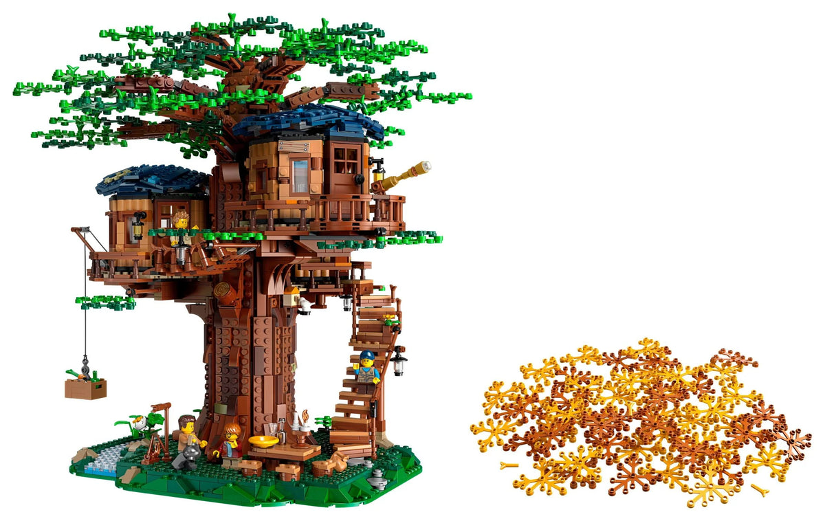 Tree House Model Construction Set with 3 Cabins E489