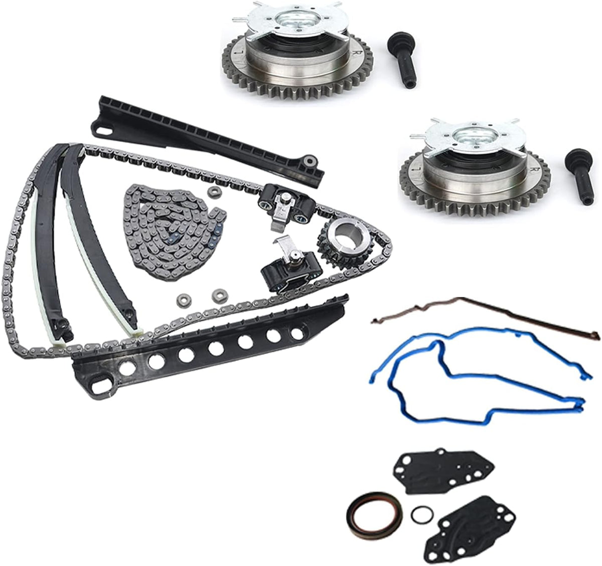 Variable Camshaft Timing Cam Phaser Kit with VCT Solenoids 4.6L 5.4L 3V Engine J1302