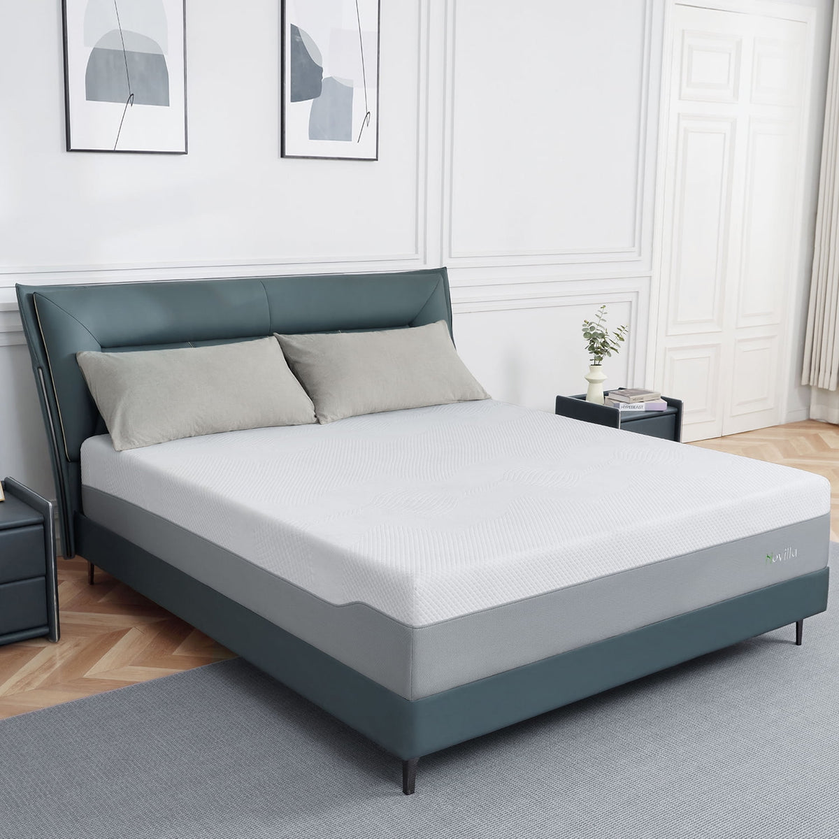 12 Gel Memory Foam Medium Firm Mattress, Full Size G141