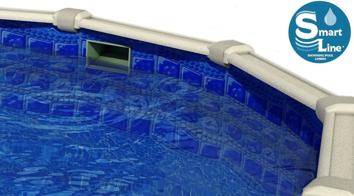 18' x 33' Oval Overlap Pool Liner F1035