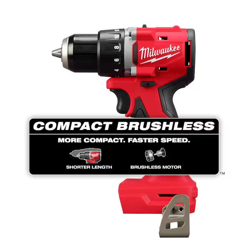 18V Brushless Cordless 1/2 in. Compact Drill/Driver U4529